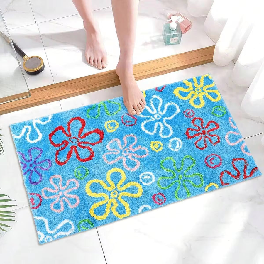 "2000 Years Later" Diatom Mud Bathroom Mat - Fast Drying, Super Absorbent, Non-Slip Funny Bath Rug